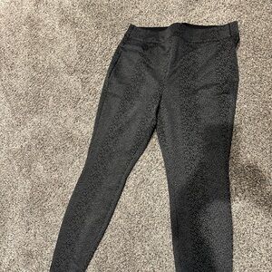 Lane Bryant size 14/16 gray and black leggings